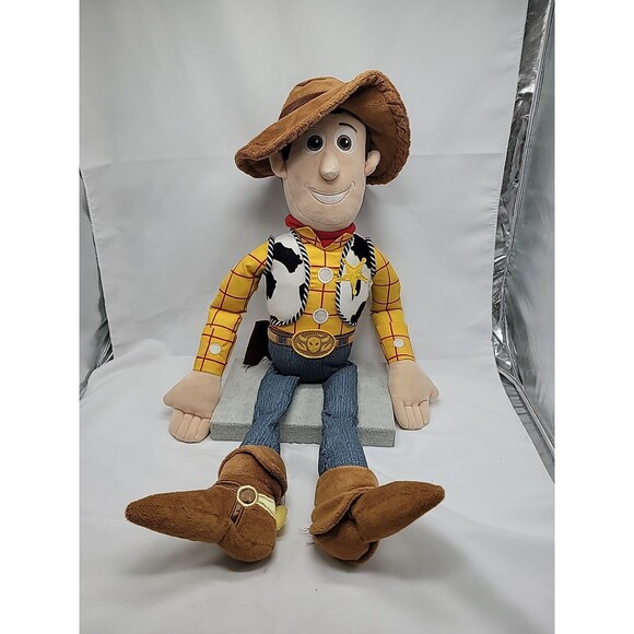 Disney Pixar Toy Story 4 Sheriff Woody Large 25" Plush Stuffed Doll - Picture 1 of 16